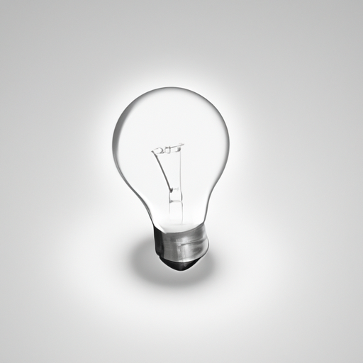 A lightbulb to symbolize new ideas and innovation