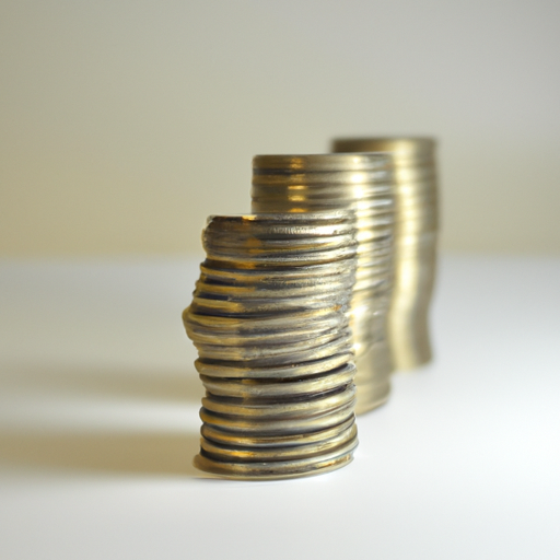 A stack of coins to show financial success