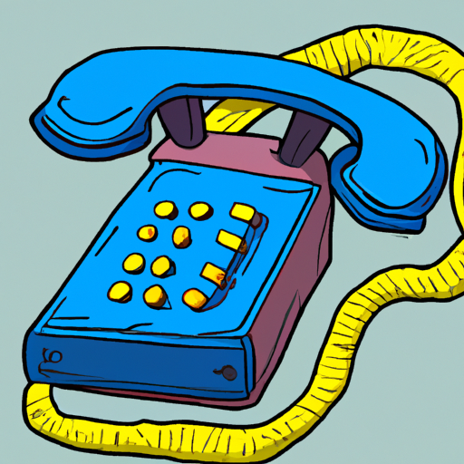 phone in the style of a Cartoon